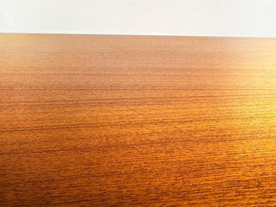 Image 1 of Originale WK Möbel Credenza di metà secolo in teak con cassettiera bassa
