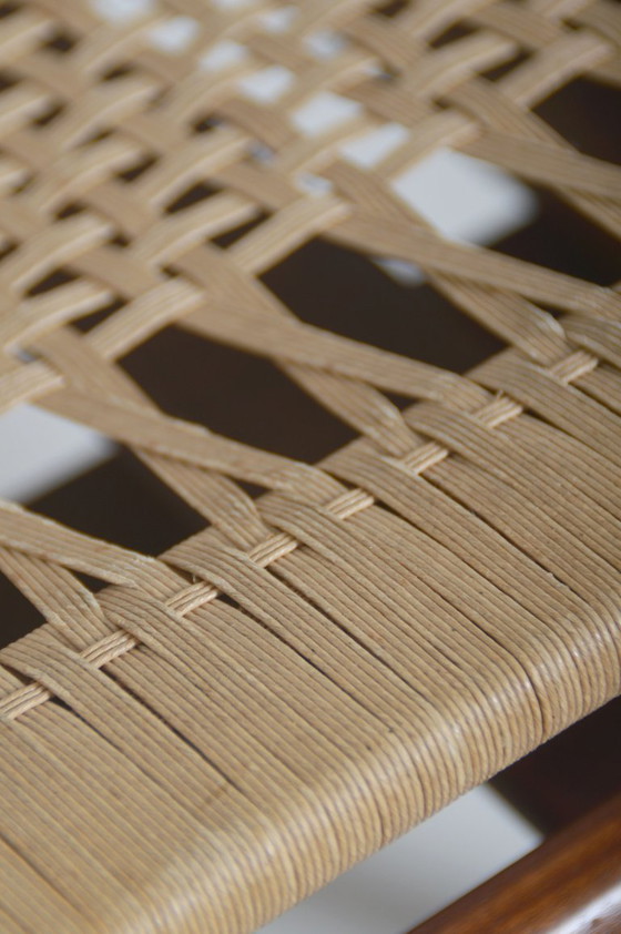 Image 1 of Set Deense zetels TV161 ontworpen door Hans Olsen voor Bramin, jaren '50