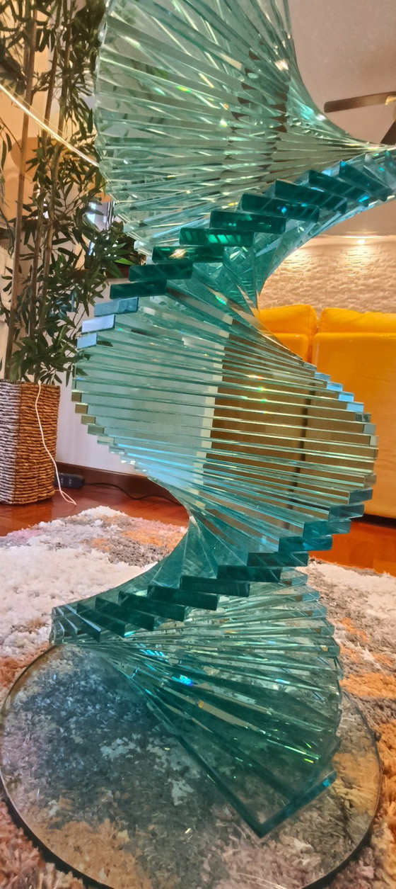 Image 1 of Tavolo di cristallo Tonelli 