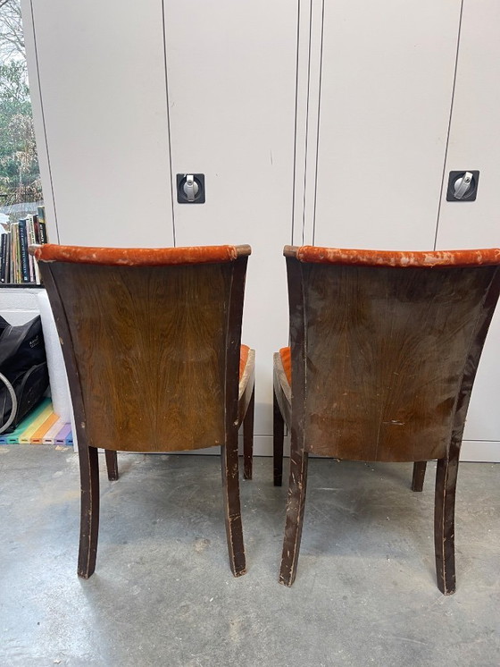 Image 1 of À restaurer : Ensemble de 6 chaises originales DE Coene Frères (RUBENS)