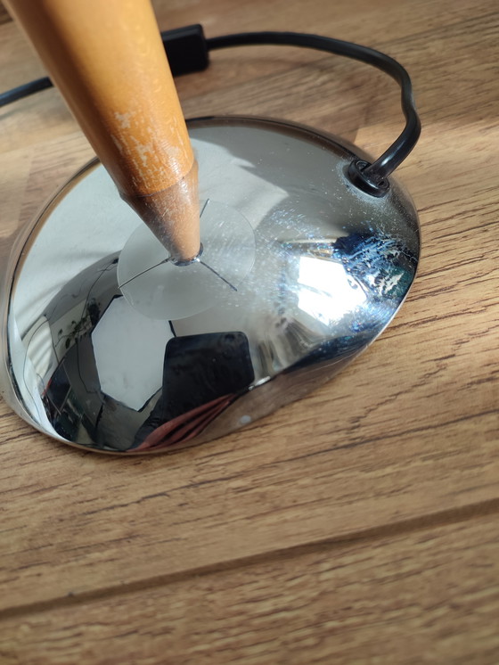 Image 1 of Iconische Vintage Ikea Kvintol Lebber tafellamp mushroom '80 Eighties