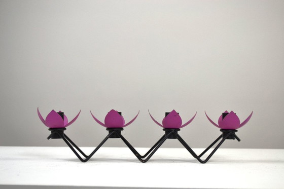 Image 1 of Candelabro Mid-Century Modern disegnato da Gunnar Ander per Ystad-Metall, Svezia, anni '50