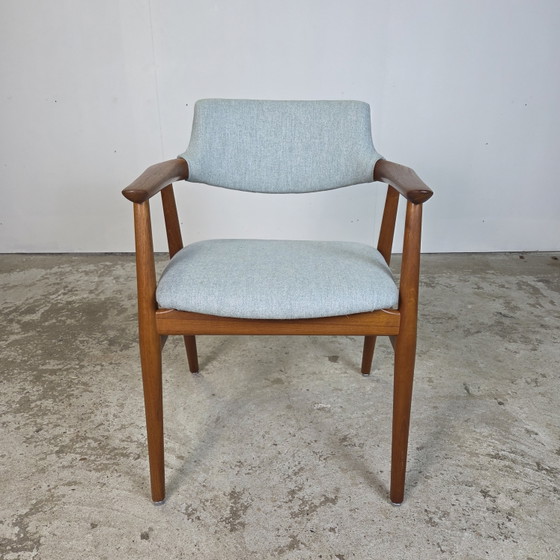 Image 1 of Glostrup, GM11 vintage jaren 60 Deense armstoel teak Scandi