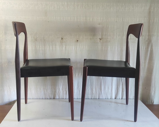 Image 1 of Pair of Scandinavian-style teak chairs - 1960s