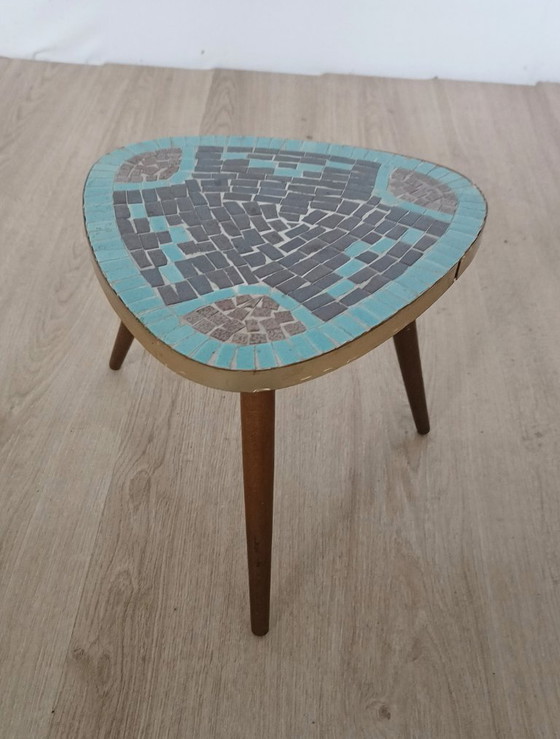 1950s Ceramic Side Table – Metal (photo 3 of 7)