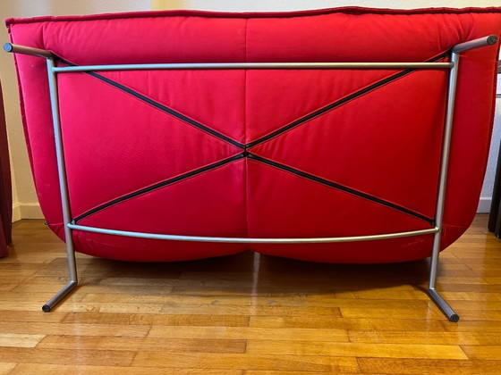 Image 1 of Canapé d’angle modulaire “Câlin” – Pascal Mourgue pour Cinna / Ligne Roset – 4 places, rouge