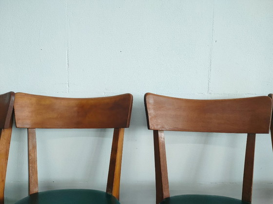 Set di 4 sedie da pranzo industriali stile Bauhaus – Legno (photo 9 of 13)
