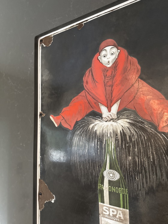 Image 1 of Spa-Monopol-Emaille-Platte 1932