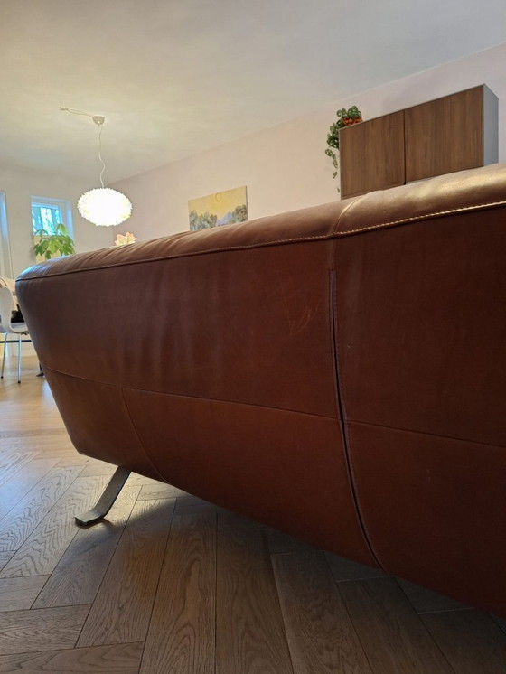 Image 1 of Labelbank Santiago Gerard van den Berg 3-Sitzer aus cognacfarbenem Leder