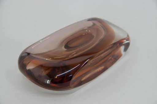 Tsjechische kunstglazen Sommerso-vaas uit de jaren 80 van Jaroslav Svoboda – vazen, Glass (photo 2 of 7)