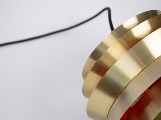 Image 1 of Pair of 2 Swedish Vintage Pendant Lamps Trava by Carl Thore, Granhaga, 1960s