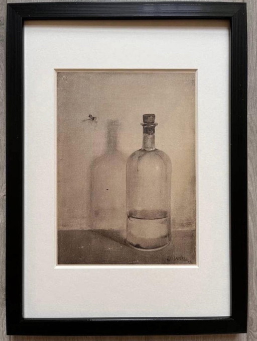 Jan Mankes 1889-1920 / Botella de aceite original con impresión en heliograbado, 1923 – lithos zeefdrukken, Paper