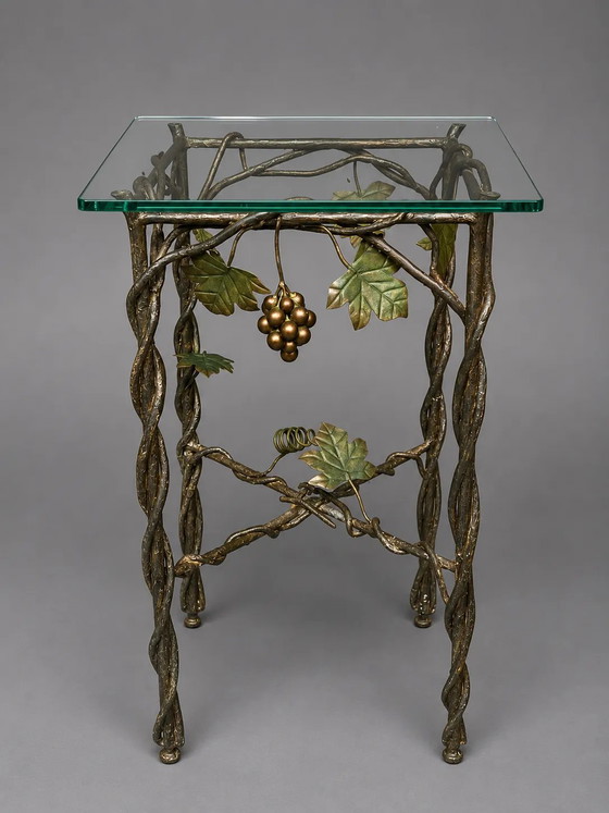 Table Art nouveau. Fer forgé, verre. – Tables basses, Iron, Glass (photo 6 of 6)