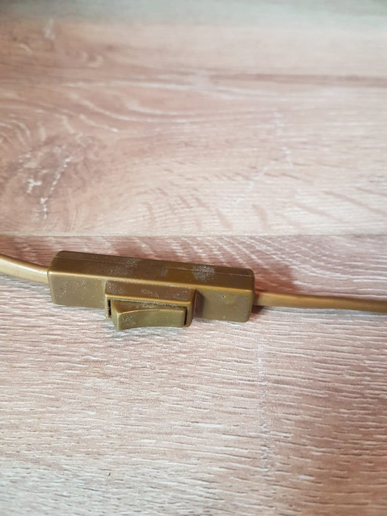 Image 1 of Lampe de table Kullmann Vintage Brass Textile - Etat d'origine