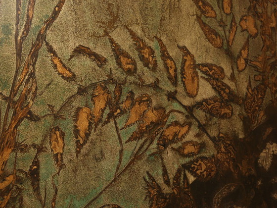 Image 1 of Nicolas Seailles large two lacquered panels framed 19788