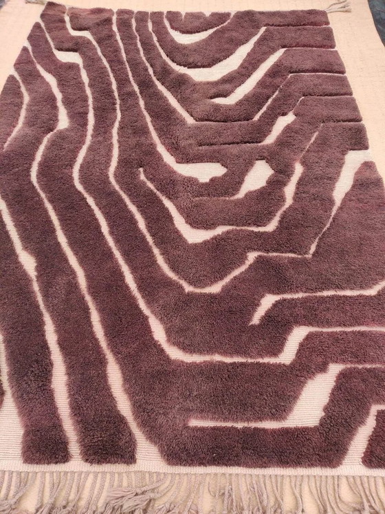 Mrirt vloerkleed 300x200 cm – Dikke premium wol, abstract chocoladepatroon – Vloerkleden en tapijten, Katoen (photo 2 of 13)