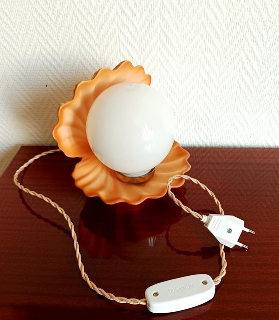 Vintage Seashell Lamp 1980 – Table lamps, Ceramic (photo 6 of 6)