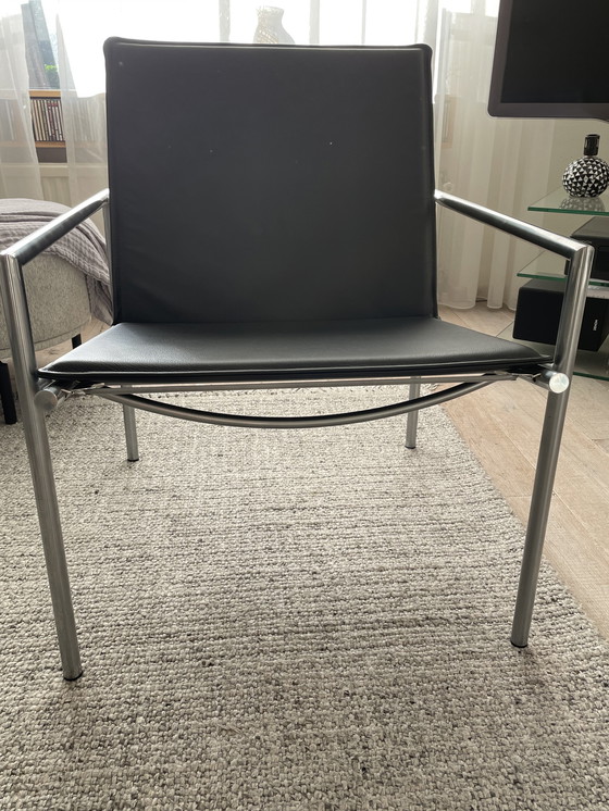 Image 1 of Armchair SZ 03 Ohman 1012-1000 by Martin Visser/Spectrum black leather new condition