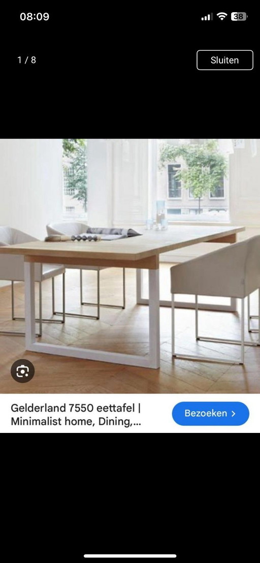Tavolo da pranzo in rovere Gelderland 7550