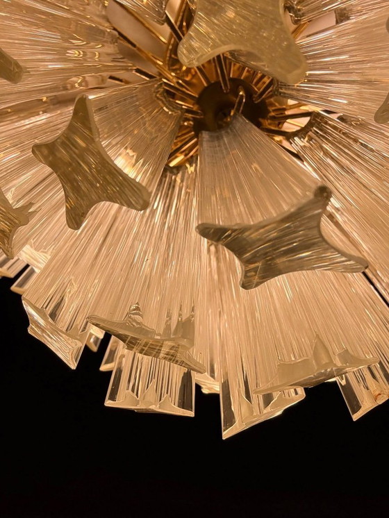 Image 1 of Ceiling light/lamp by Paolo Venini, Asta Quadrilobo, Murano glass, Italy, 1960s