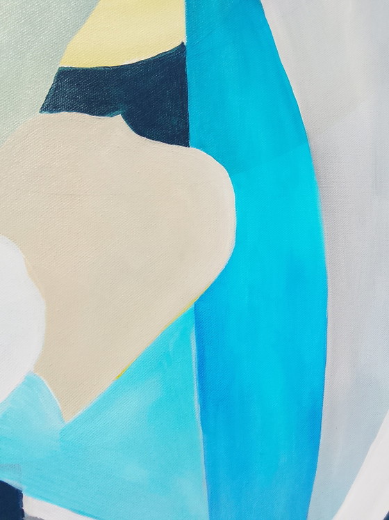 Image 1 of Acrylic painting #bluedream 100x100