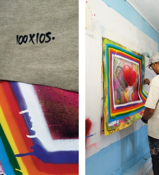 Image 1 of YOUTHONE - Tutto ciò di cui hai bisogno è amore - Tela d'artista