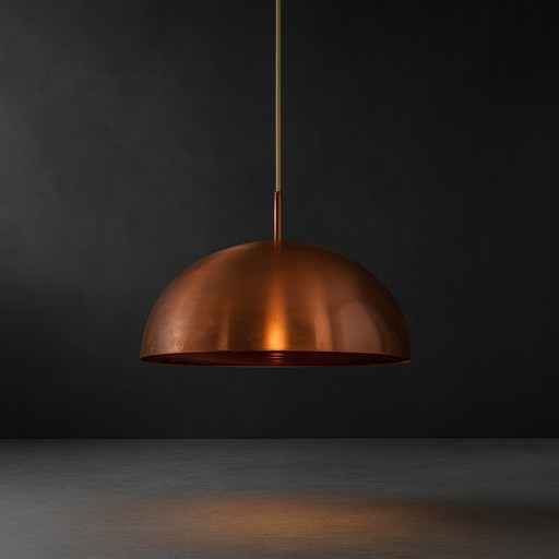 Suspension en cuivre massif par Jo Hammerborg pour Fog & Mørup