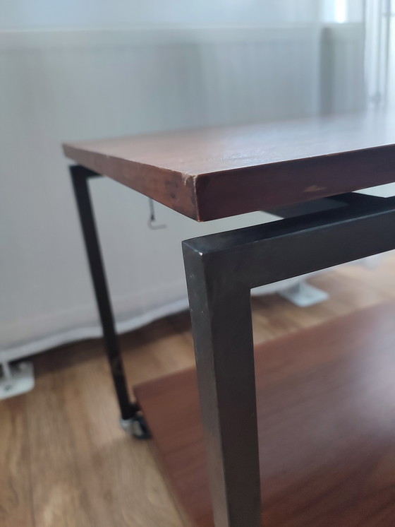 Image 1 of Tavolino vintage con carrello su ruote