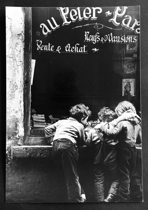 Victor Elschansky magnífica foto circa 1950 "Au Peter Pan" Bruselas