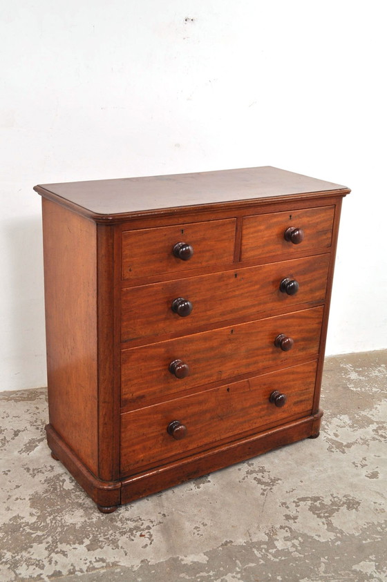 Image 1 of Vintage English Dresser Mahogany, 1880