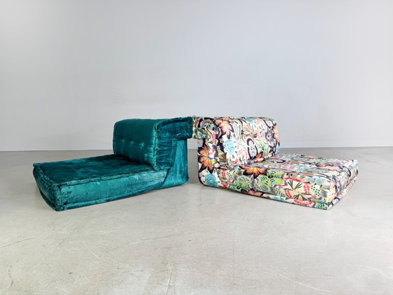 Image 1 of Moderne Roche Bobois Sofa Mah Jong Couch Hans Hopfer Kleurrijk
