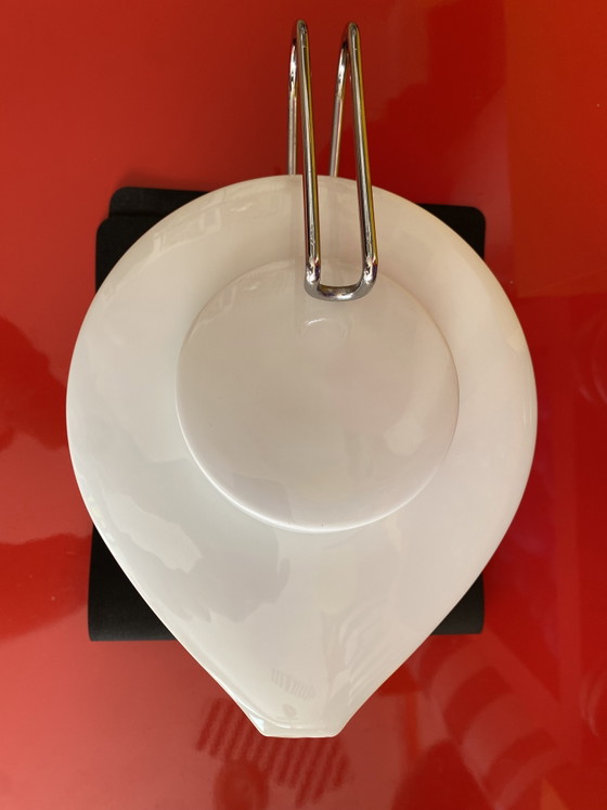 Teiera Mono Design Mikaela Dörfel 1994 – Servizi da tavola, Porcellana, rvs (photo 2 of 9)