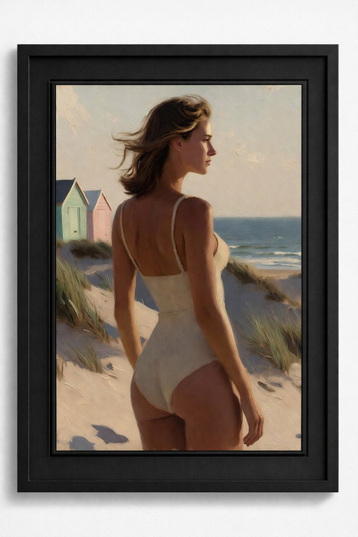A Lady in the Dunes Reverie Atlantique – giclee prints, Paper