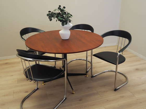 Image 1 of Set van vier stoelen, Italiaans ontwerp, jaren 1980, Productie: Italië