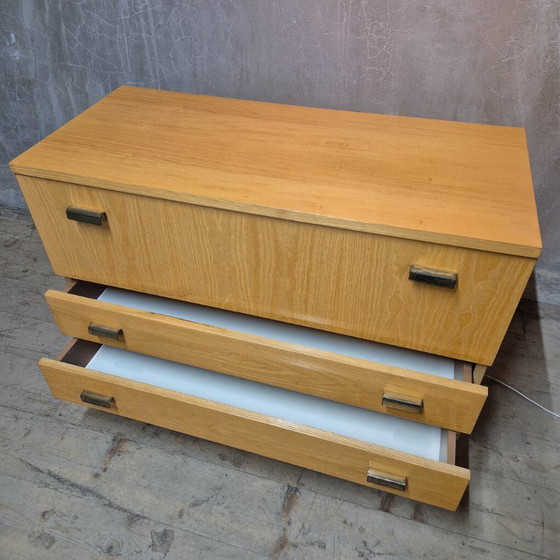 Image 1 of Vintage ladekast, jaren 70, Tsjecho-Slowakije – lichte afwerking