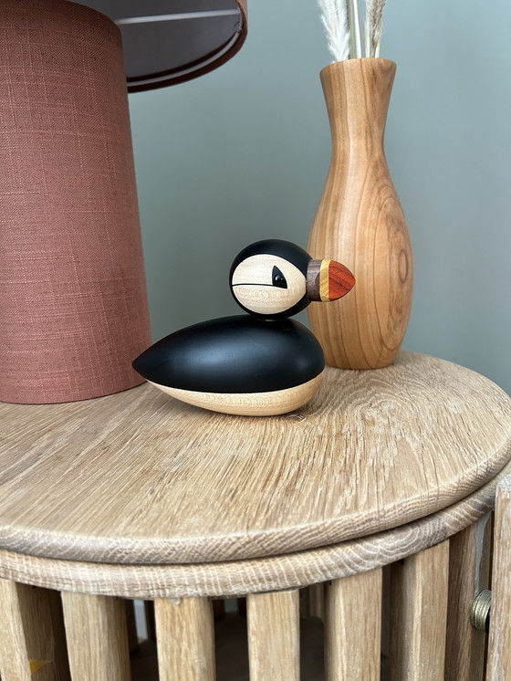 Image 1 of Unique handmade wooden puffins