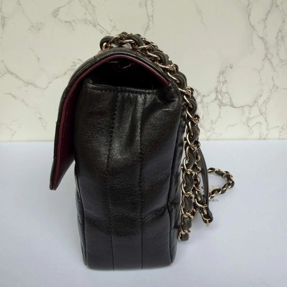 Chanel reversed chevron flap bag – Bolsos de hombro, Cuero (photo 11 of 16)