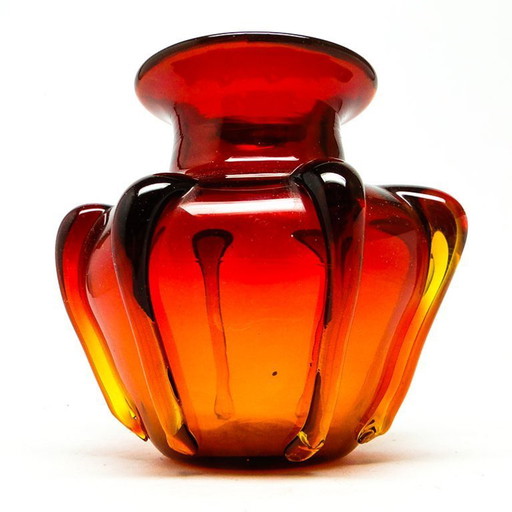 Postmodern Vase by Cracow Institut of Glass, designed by Jerzy Słuczan-Orkusz, Poland, 70s