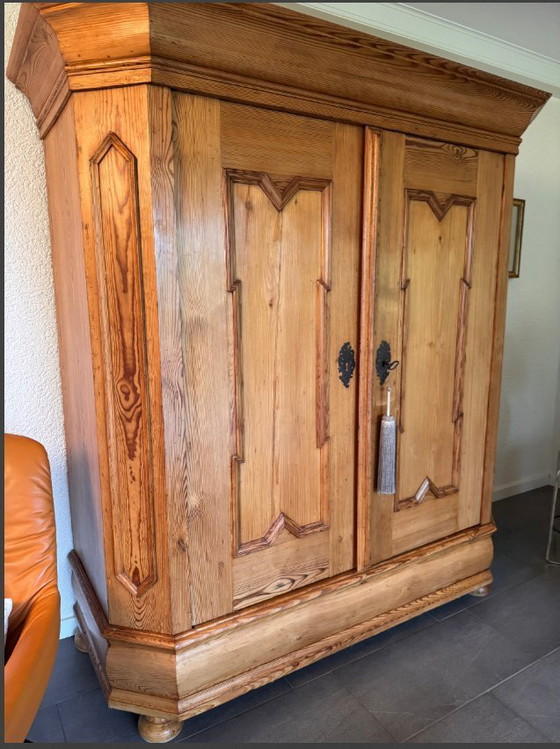 Image 1 of 1 x softwood cabinet from around 1780 with authenticity guarantee