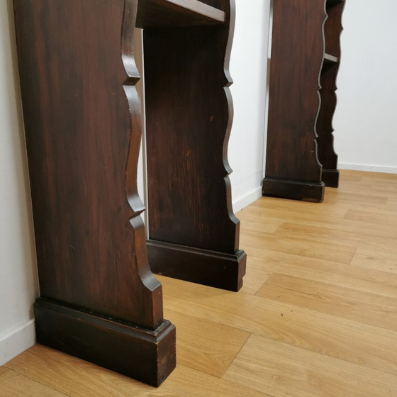 Image 1 of Antique wall console, kitchen shelves, mantel surround, wall rack