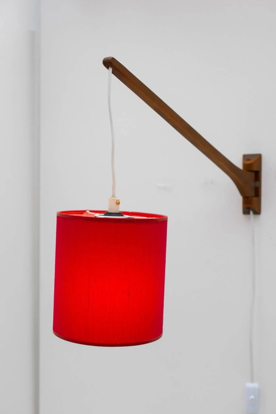 Scandinavian Mid-Century modern Wall lamp/swing teak lamp – Wall lights (photo 7 of 11)