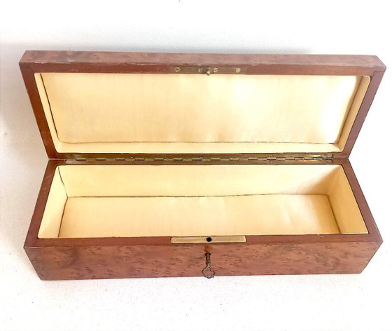 1930s glove box with closure – Decorative Objects, Textile, Wood (photo 8 of 17)