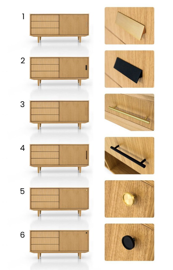 Image 1 of Credenza D-S11 anta scorrevole e cassetti