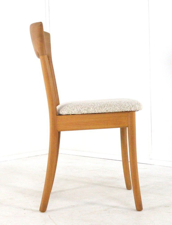 Image 1 of Set van 6 Juul Kristensen JK Denmark stoelen eetkamerstoelen vintage gestoffeerd