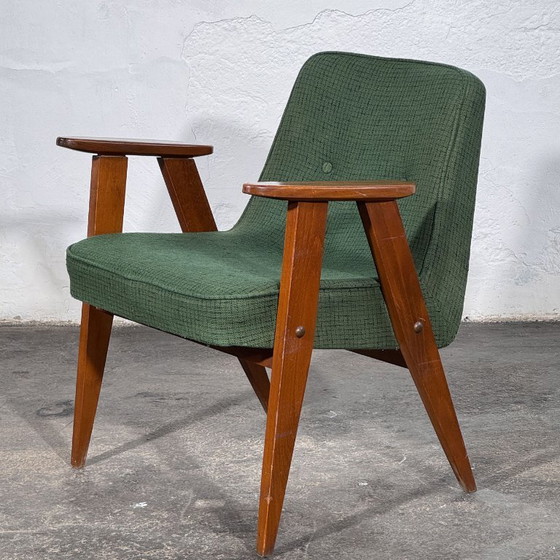 Chierowski Type 366 Lounge Chairs, Pair, 1960s – Józef Chierowski, Armchairs, Textile (photo 6 of 13)