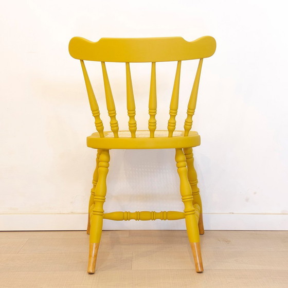 Image 1 of Eichenholz-Gittersitzstuhl, Spanien, 1950er Jahre