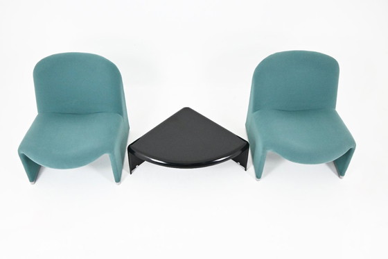 Image 1 of Chaises + Table Alky par Giancarlo Piretti pour Anonima Castelli, 1970s, Set de 3