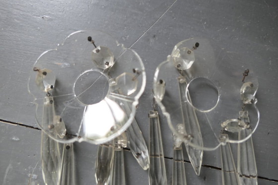 Image 1 of Set di candelieri Art Déco Val Saint Lambert "Griffon"