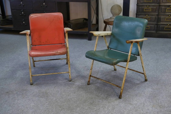 Klapstoelen van Russel Wright voor Samsonite Chairs jaren 60 – Metaal, Industrieel (photo 5 of 7)