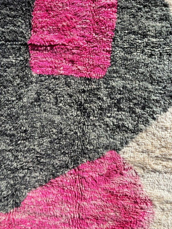 Image 1 of Authentischer Mrirt Marokkanischer Berber Wollteppich 210x310 cm - Handgewebter, Plüsch & Bunter Wollteppich